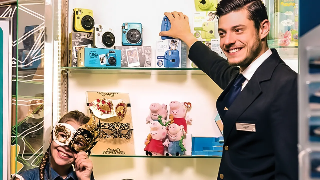 Diadema is a luxurious cruise ship, built in 2010. It boasts elegant design, lavish amenities, and a variety of entertainment options, along with gourmet dining experiences.