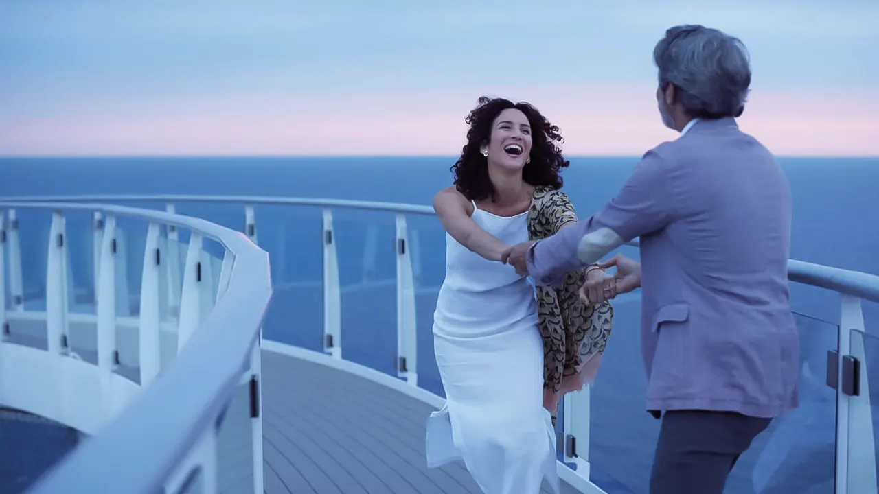 Smeralda "The Costa Smeralda cruise ship offers luxurious sea journeys, featuring upscale dining and diverse entertainment facilities."