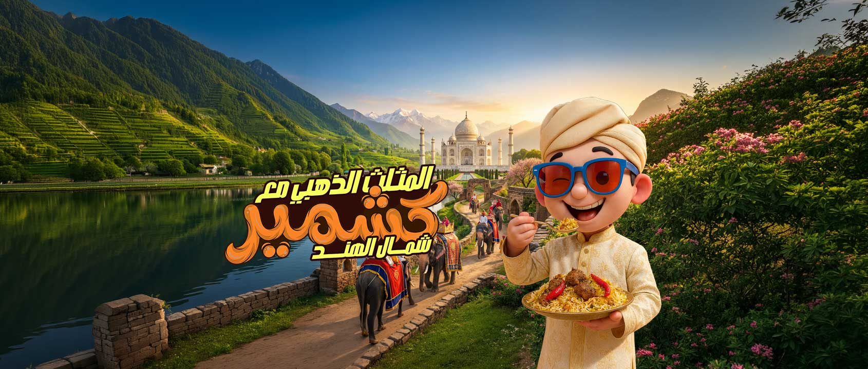 رحلات المثلث الذهبي مع كشمير شمال الهند  مع ممفيس للسياحة