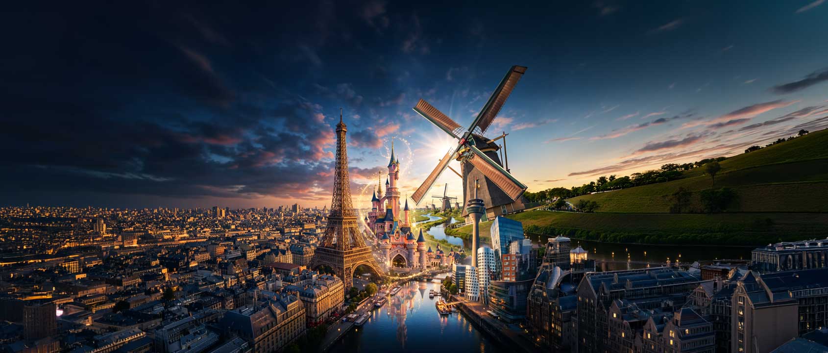 France, Belgium, the Netherlands & Germany